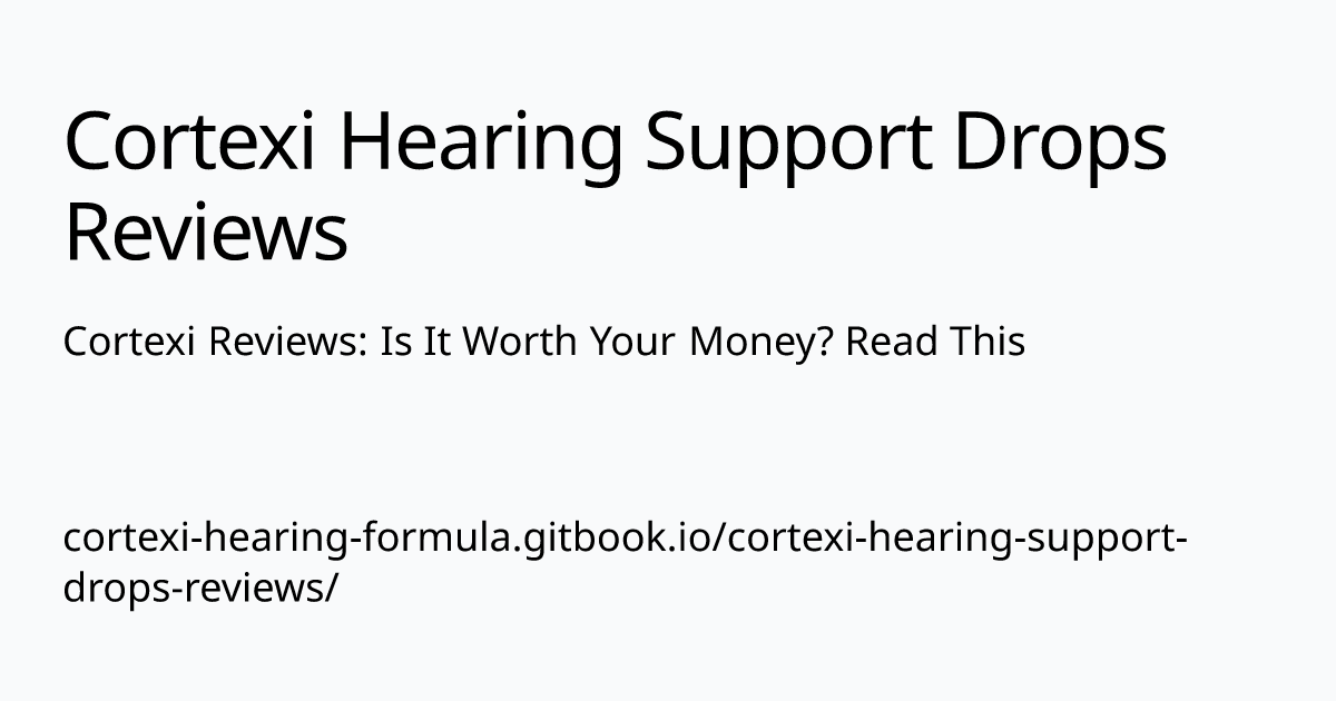 cortexi-hearing-formula.gitbook.io